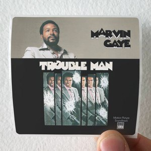 Marvin Gaye Trouble Man Album Cover Sticker