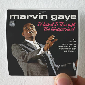 Marvin Gaye I Heard It Through The Grapevine Album Cover Sticker