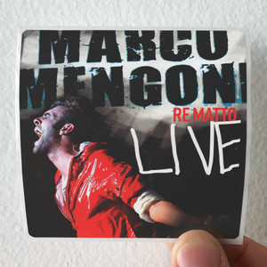 Marco Mengoni Re Matto Live Album Cover Sticker Marco Mengoni Re Matto Live Album Cover Sticker