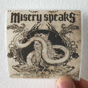 Misery Speaks Disciples Of Doom Album Cover Sticker