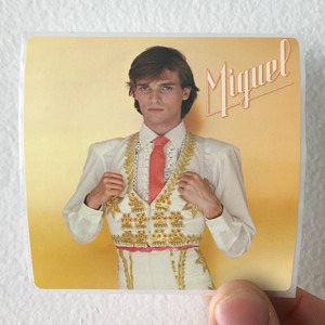 Miguel Bose Miguel 1 Album Cover Sticker Miguel Bose Miguel 1 Album Cover Sticker