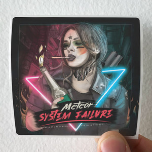 Meteor System Failure Album Cover Sticker