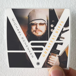 Michael Schenker Greatest Riffs Album Cover Sticker
