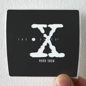 Mark Snow The X Files Theme Album Cover Sticker