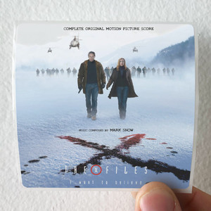 Mark Snow The X Files I Want To Believe 1 Album Cover Sticker Mark Snow The X Files I Want To Believe 1 Album Cover Sticker