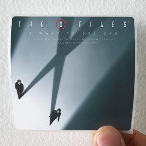 Mark Snow The X Files I Want To Believe Album Cover Sticker Mark Snow The X Files I Want To Believe Album Cover Sticker