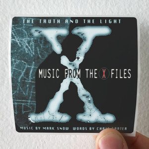 Mark Snow The Truth And The Light Music From The X Files Album Cover Sticker