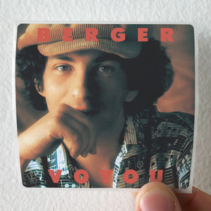 Michel Berger Voyou Album Cover Sticker