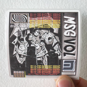 MKULTRA SUPPORT GROUP Msg Vol 3 Album Cover Sticker