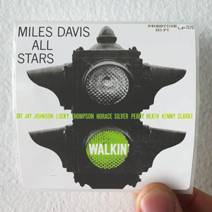 Miles Davis All Stars Walkin Album Cover Sticker