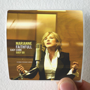 Marianne Faithfull Easy Come Easy Go Album Cover Sticker