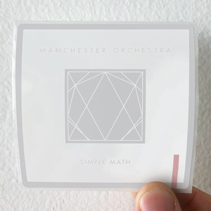 Manchester Orchestra Simple Math Album Cover Sticker Manchester Orchestra Simple Math Album Cover Sticker