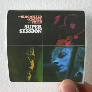 Mike Bloomfield Super Session 1 Album Cover Sticker Mike Bloomfield Super Session 1 Album Cover Sticker