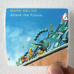 Mark Helias Attack The Future Album Cover Sticker Mark Helias Attack The Future Album Cover Sticker