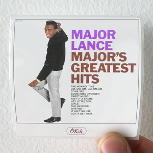 Major Lance Majors Greatest Hits Album Cover Sticker
