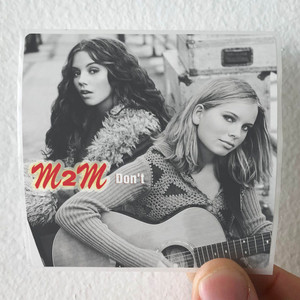 M2M Dont Album Cover Sticker