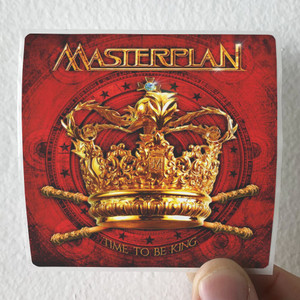 Masterplan Time To Be King Album Cover Sticker