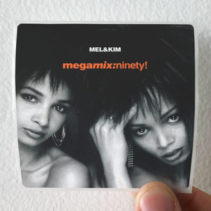 Mel and Kim Megamix Ninety Album Cover Sticker