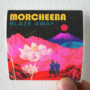 Morcheeba Blaze Away Album Cover Sticker Morcheeba Blaze Away Album Cover Sticker