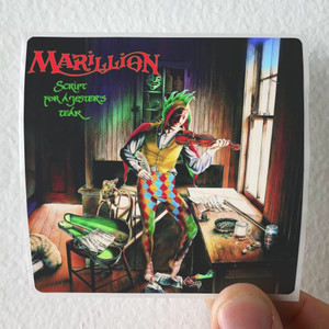 Marillion Script For A Jesters Tear Album Cover Sticker Marillion Script For A Jesters Tear Album Cover Sticker