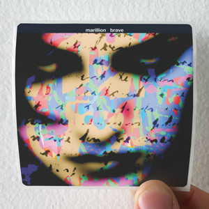 Marillion Brave 1 Album Cover Sticker Marillion Brave 1 Album Cover Sticker