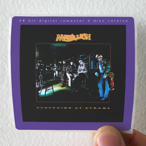 Marillion Clutching At Straws 1 Album Cover Sticker Marillion Clutching At Straws 1 Album Cover Sticker