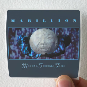 Marillion Man Of A Thousand Faces Album Cover Sticker Marillion Man Of A Thousand Faces Album Cover Sticker