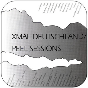 Xmal Deutschland Peel Sessions Album Cover Sticker Xmal Deutschland Peel Sessions Album Cover Sticker
