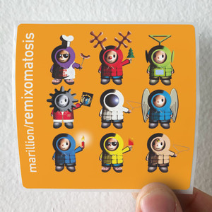 Marillion Remixomatosis Album Cover Sticker Marillion Remixomatosis Album Cover Sticker