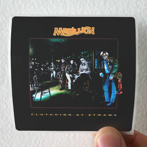 Marillion Clutching At Straws Album Cover Sticker Marillion Clutching At Straws Album Cover Sticker