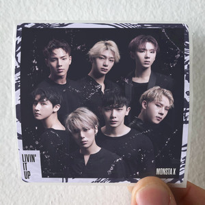 MONSTA X Livin It Up 2 Album Cover Sticker MONSTA X Livin It Up 2 Album Cover Sticker