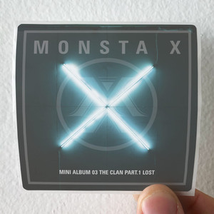 MONSTA X The Clan Part1 Lost Album Cover Sticker MONSTA X The Clan Part1 Lost Album Cover Sticker