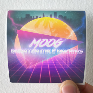 MOOG Quarter Mile Dreams Album Cover Sticker