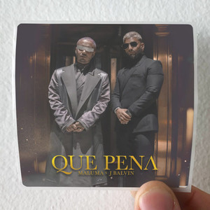 Maluma Qu Pena Album Cover Sticker