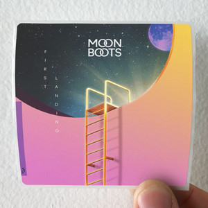 Moon Boots First Landing Album Cover Sticker Moon Boots First Landing Album Cover Sticker
