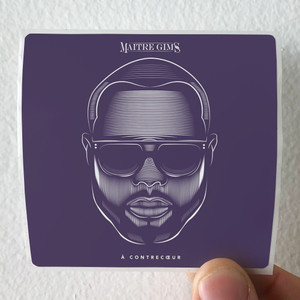 Maitre Gims  Contrecur Album Cover Sticker