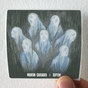 Modern Crusader Septem Album Cover Sticker Modern Crusader Septem Album Cover Sticker