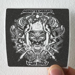 Monster Magnet 4 Way Diablo Album Cover Sticker