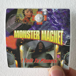 Monster Magnet I Talk To Planets Album Cover Sticker Monster Magnet I Talk To Planets Album Cover Sticker