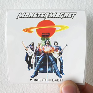 Monster Magnet Monolithic Baby Album Cover Sticker Monster Magnet Monolithic Baby Album Cover Sticker