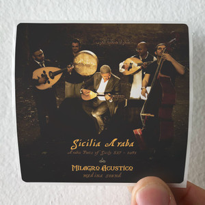Milagro Acustico Poeti Arabi Di Sicilia Album Cover Sticker Milagro Acustico Poeti Arabi Di Sicilia Album Cover Sticker