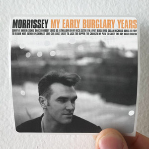 Morrissey My Early Burglary Years Album Cover Sticker