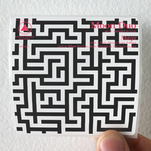 Moon Duo Mazes Album Cover Sticker