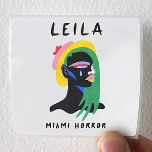 Miami Horror Leila Album Cover Sticker Miami Horror Leila Album Cover Sticker