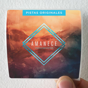 Marco Barrientos Amanece Pistas Originales Album Cover Sticker
