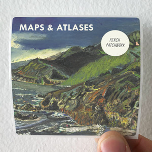 Maps and Atlases Perch Patchwork Album Cover Sticker