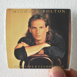 Michael Bolton Time Love Tenderness Album Cover Sticker Michael Bolton Time Love Tenderness Album Cover Sticker