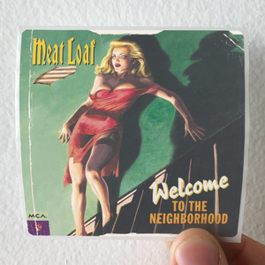 Meat Loaf Welcome To The Neighborhood 2 Album Cover Sticker Meat Loaf Welcome To The Neighborhood 2 Album Cover Sticker