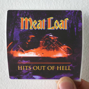 Meat Loaf Hits Out Of Hell Album Cover Sticker Meat Loaf Hits Out Of Hell Album Cover Sticker