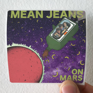 Mean Jeans On Mars Album Cover Sticker